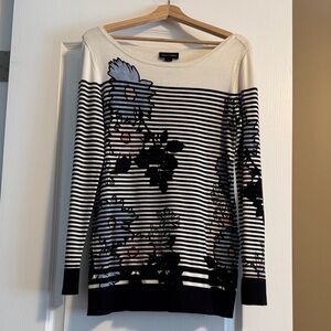 Stork & Babe Maternity Floral Sweater